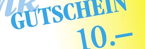 Gutschein 10.00 Franken